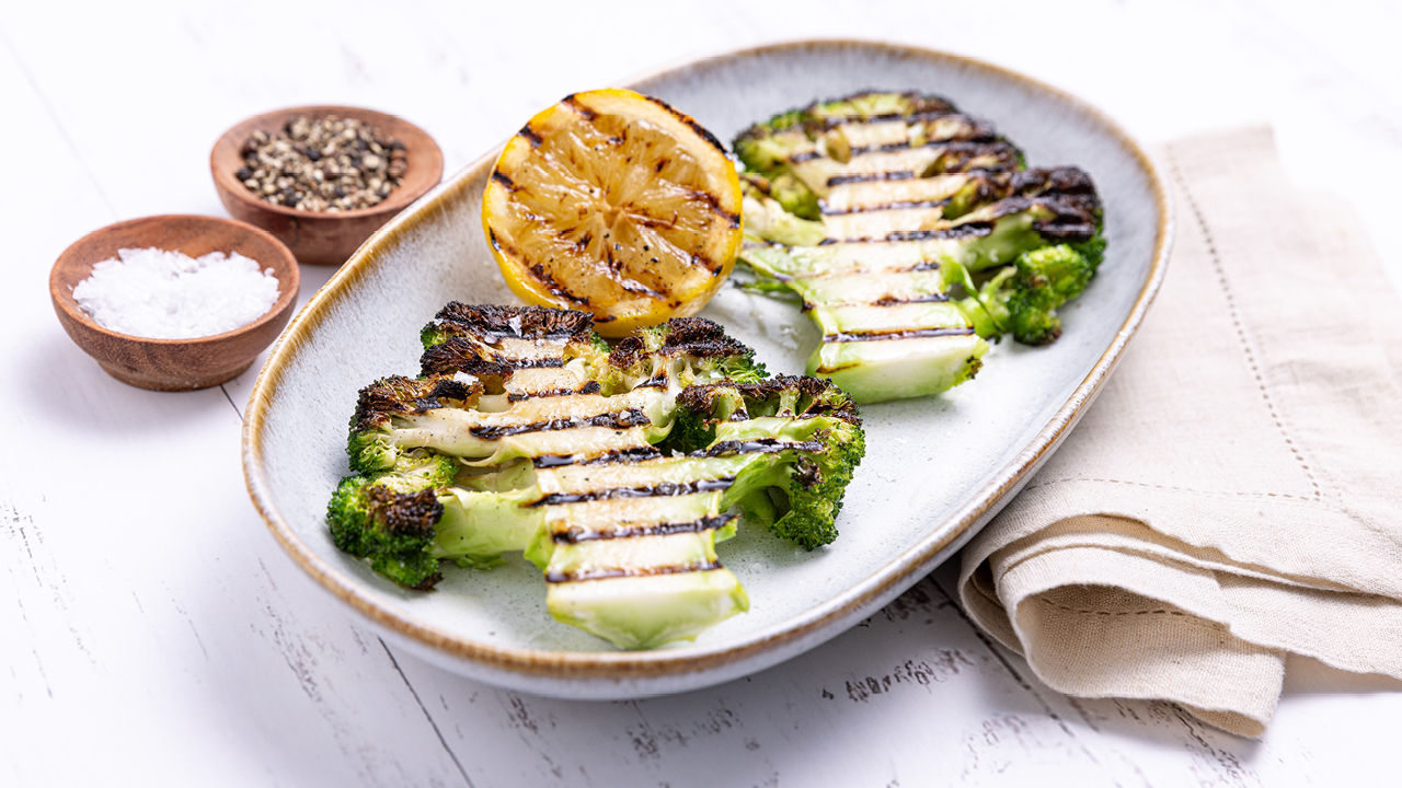 Grillet brokkoli