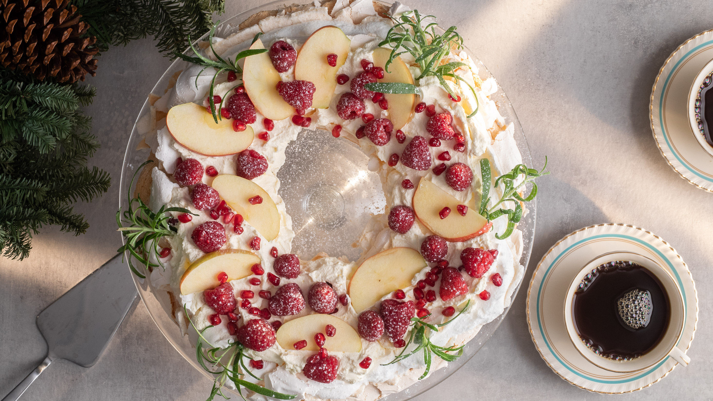 Enkel julepavlova