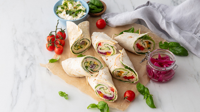 Jarlsbergwrap med kalkunfilet