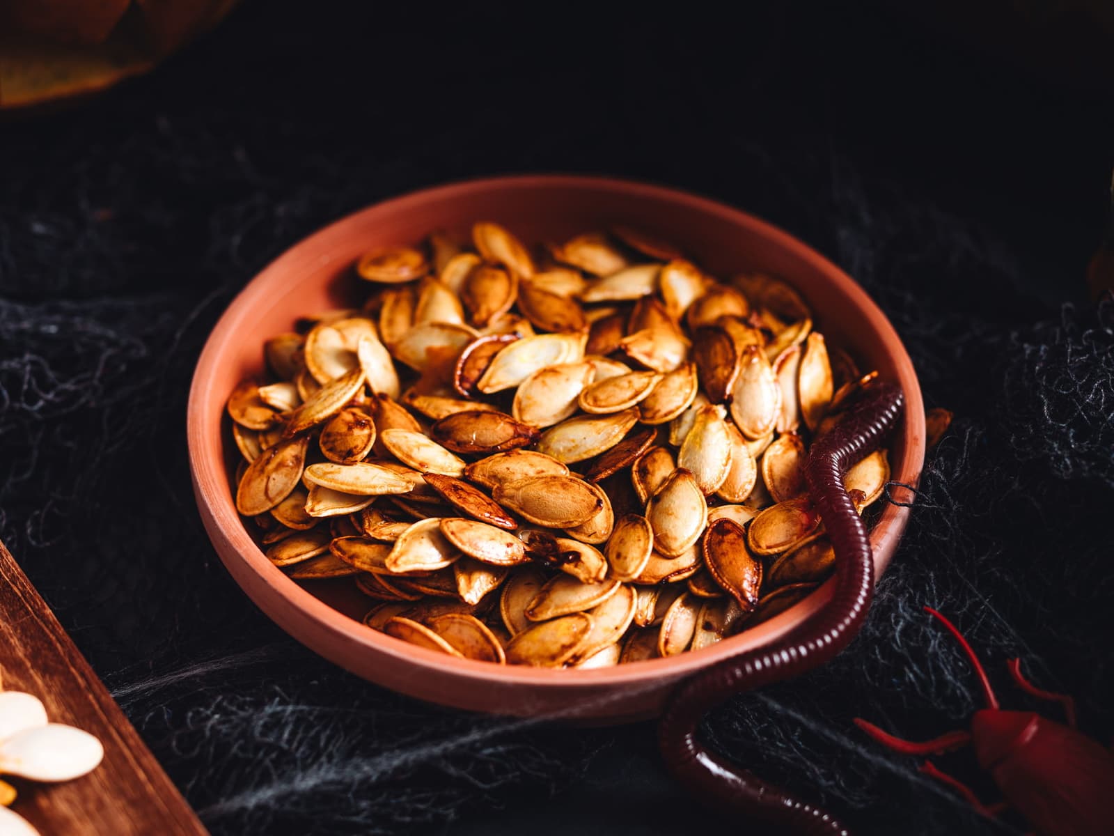 Ristede gresskarkjerner