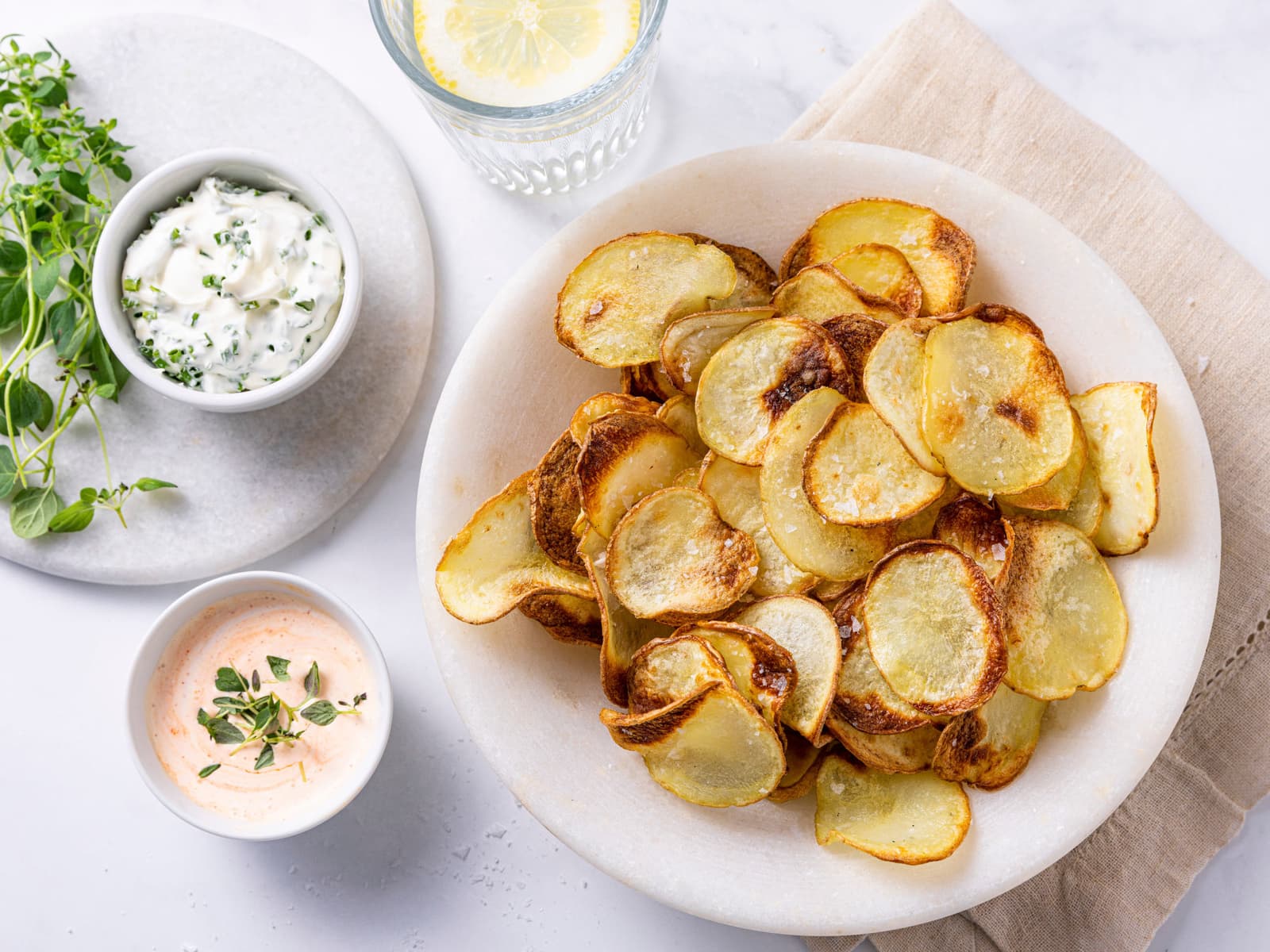 Potetchips i airfryer