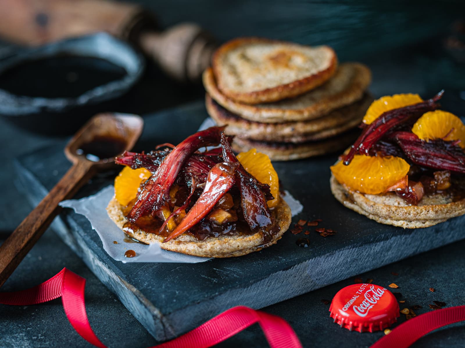 Pinnekjøtt med Coca-Cola glaze og sveler