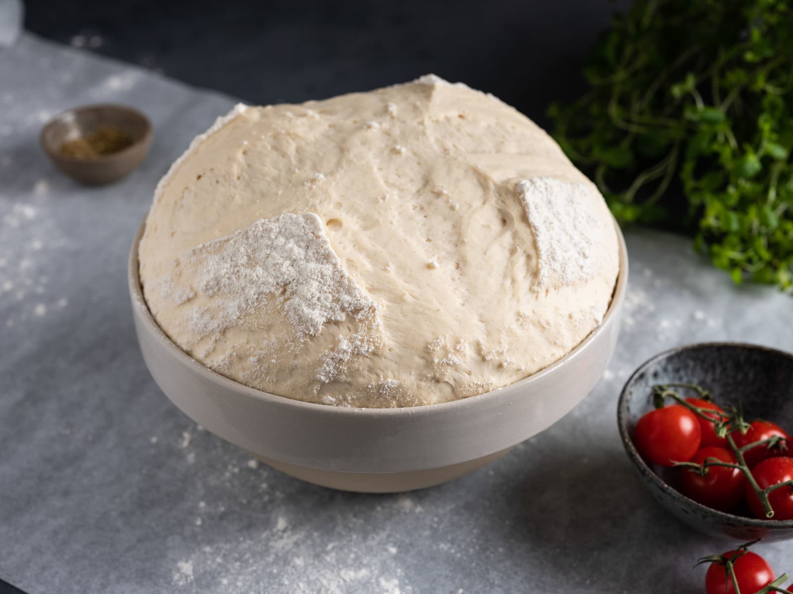 Rask italiensk pizzadeig