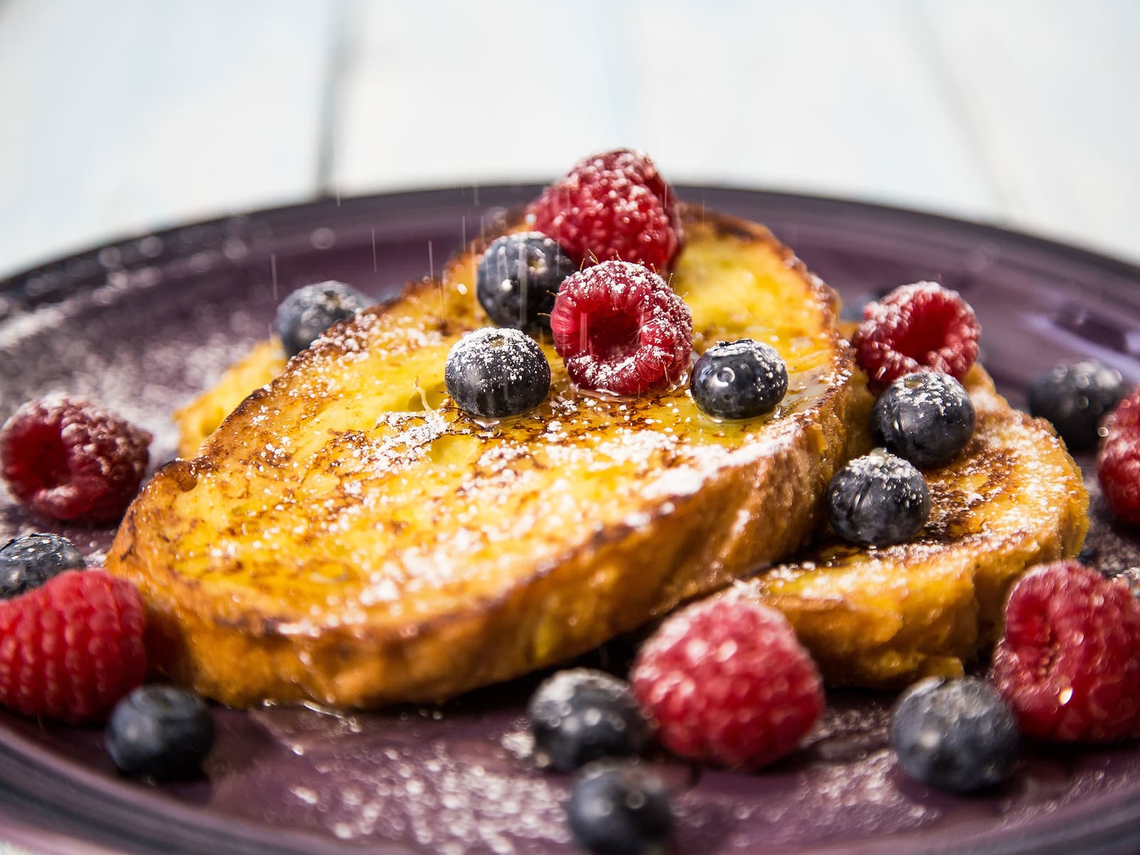 Arme riddere med bær og honning