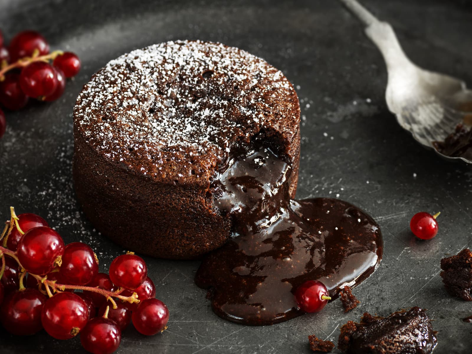 Glutenfri sjokoladefondant