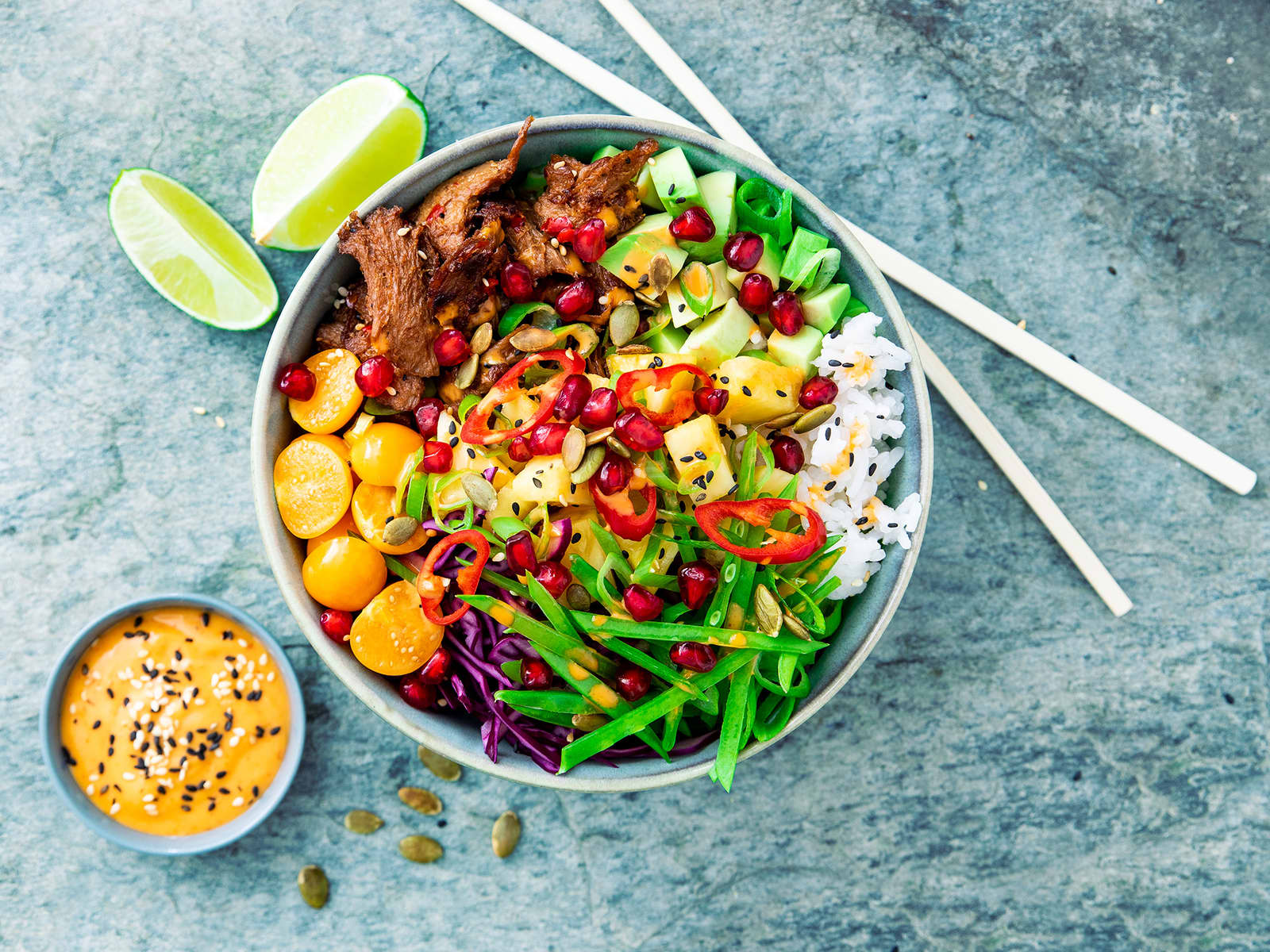 poké bowl oppskrift vegetar