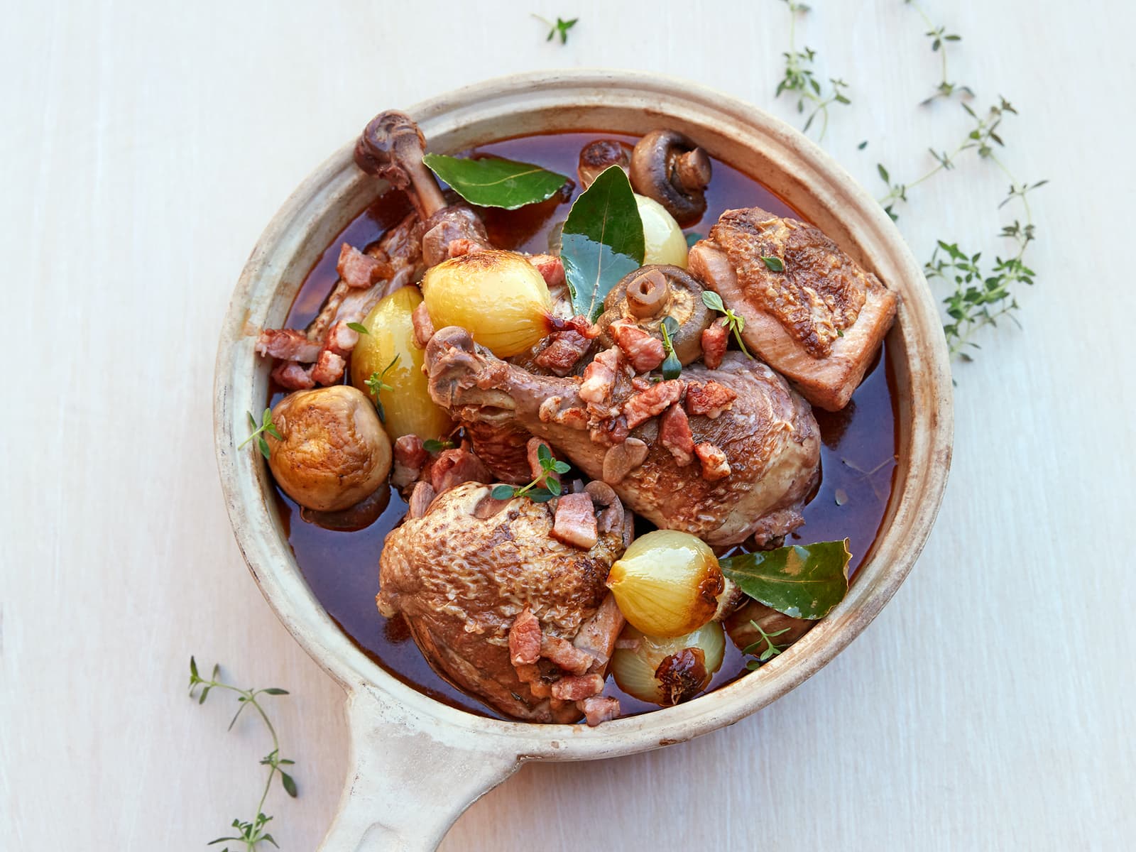 Klassisk coq au vin