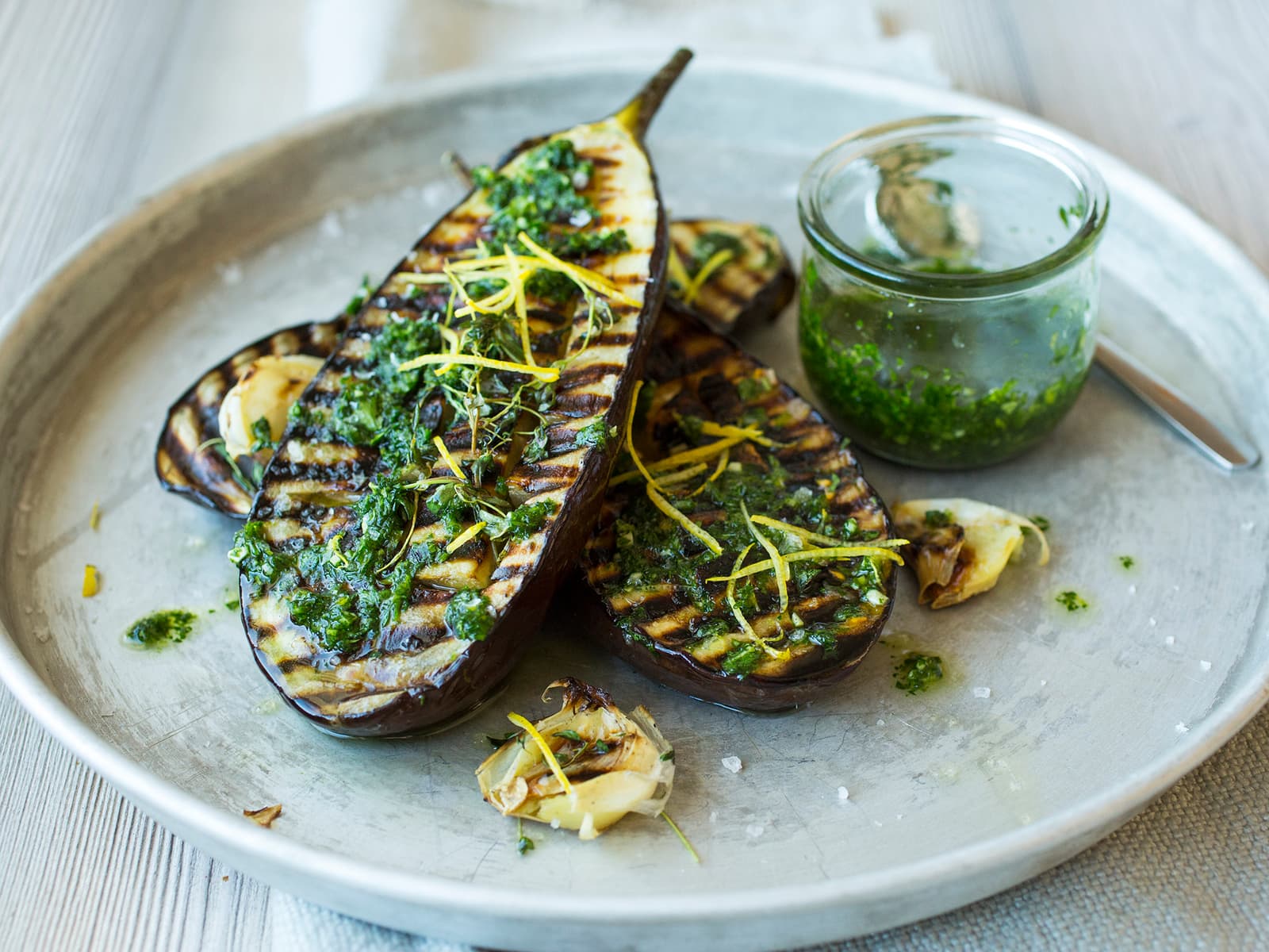 Grillet aubergine