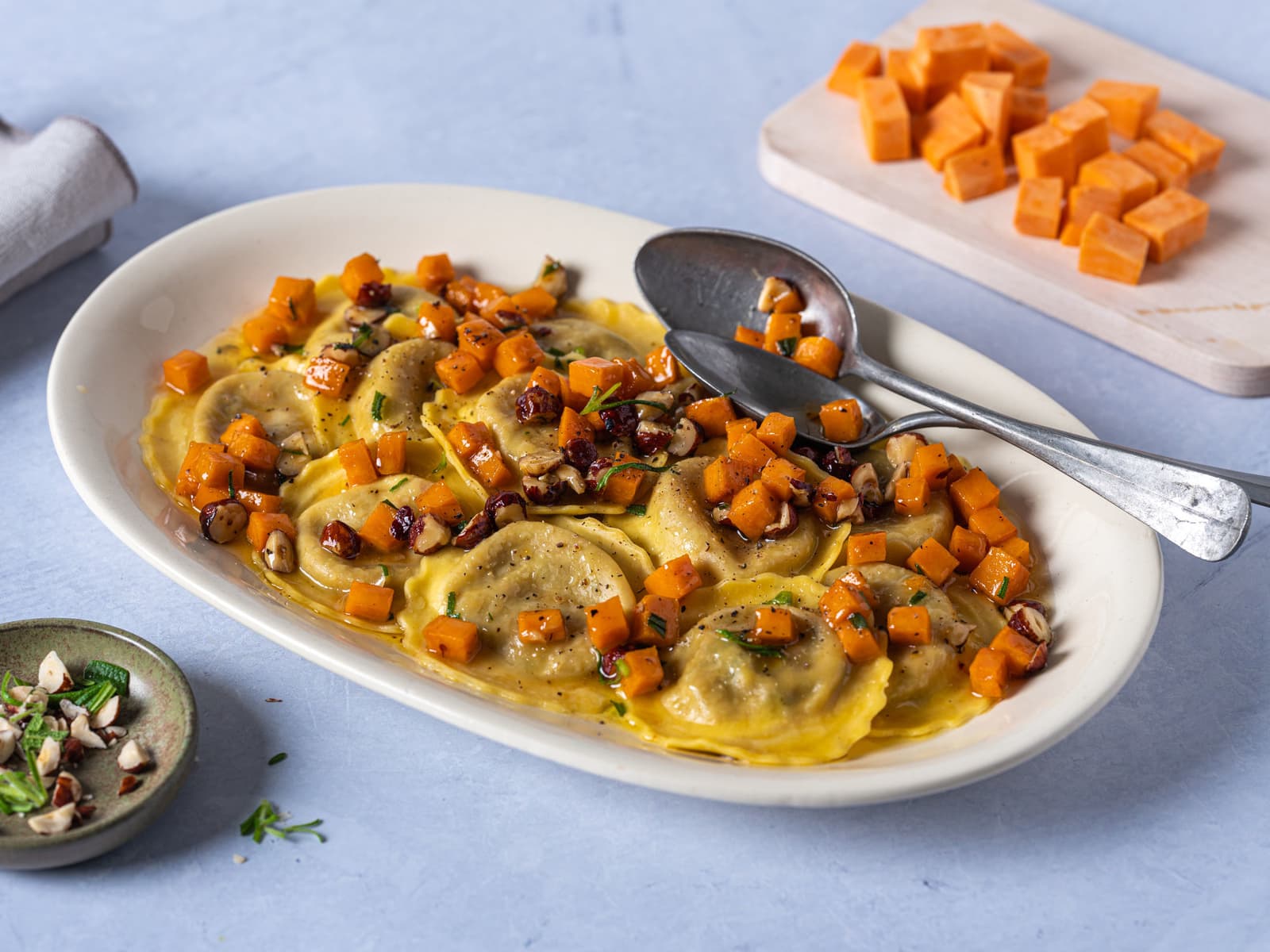 Ravioli med gresskar