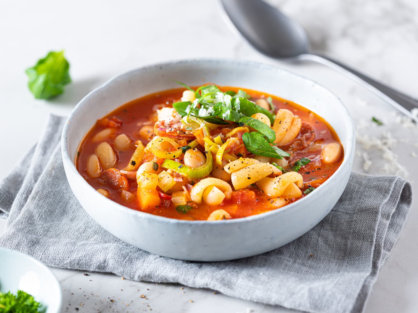 Klassisk minestronesuppe