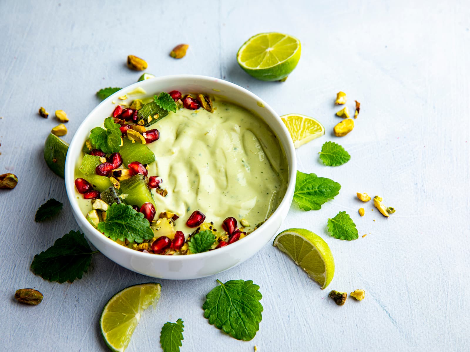 Dessertbowl med avokado og iskrem