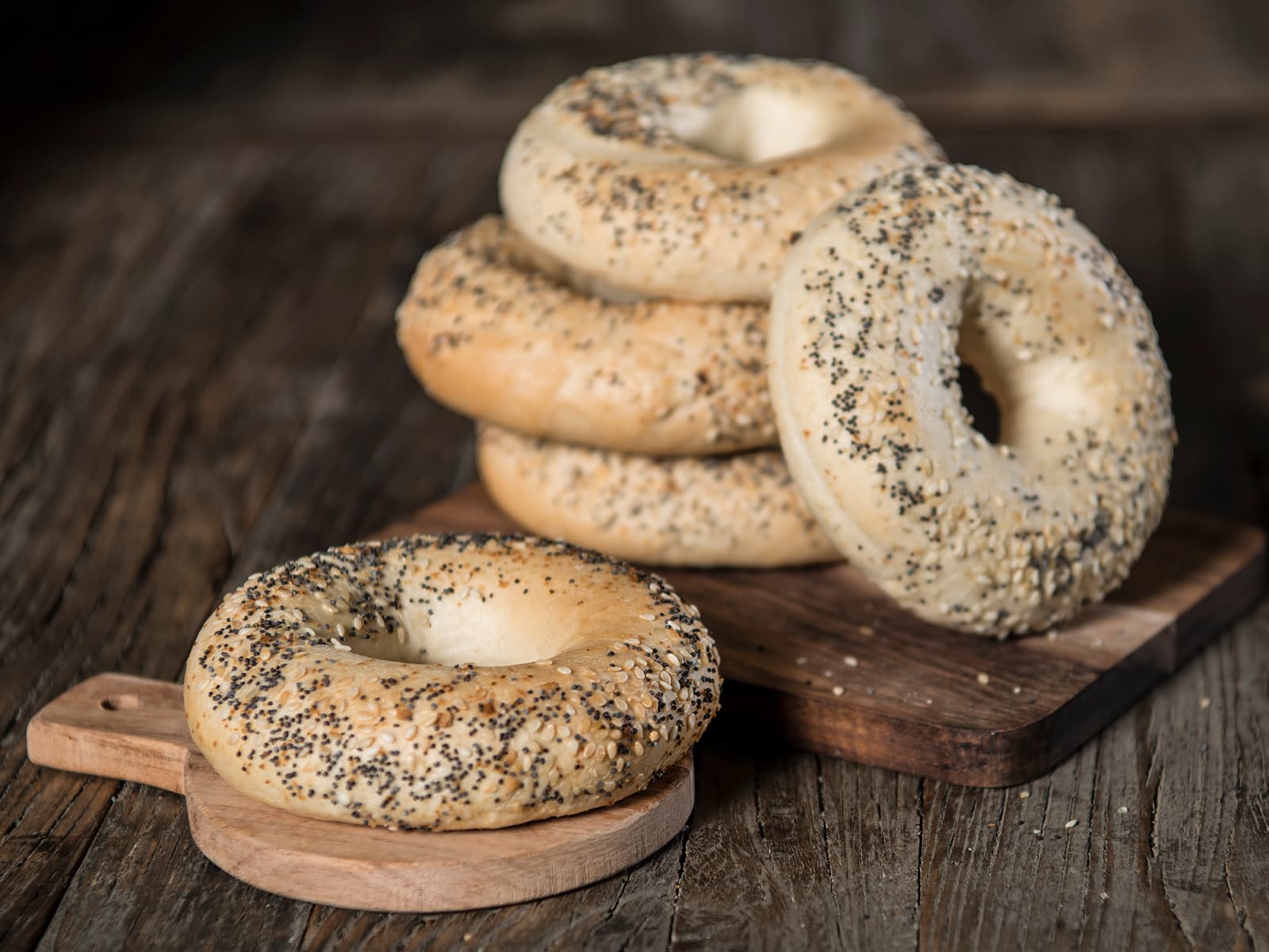 Hjemmelagde bagels