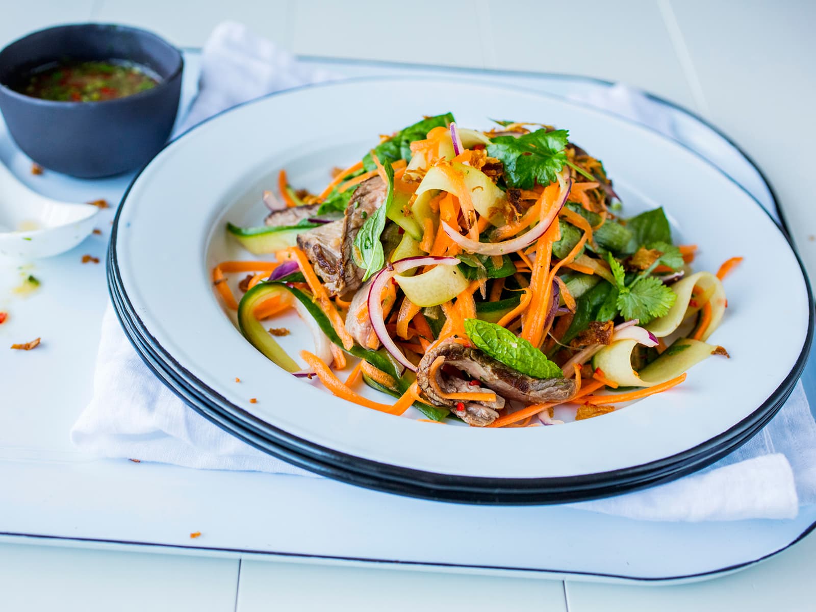 Biffsalat à la Thailand