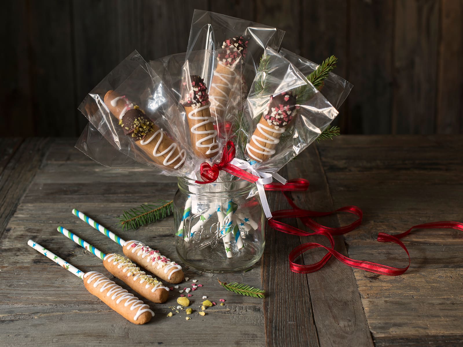 Kransekjærlighet på pinne