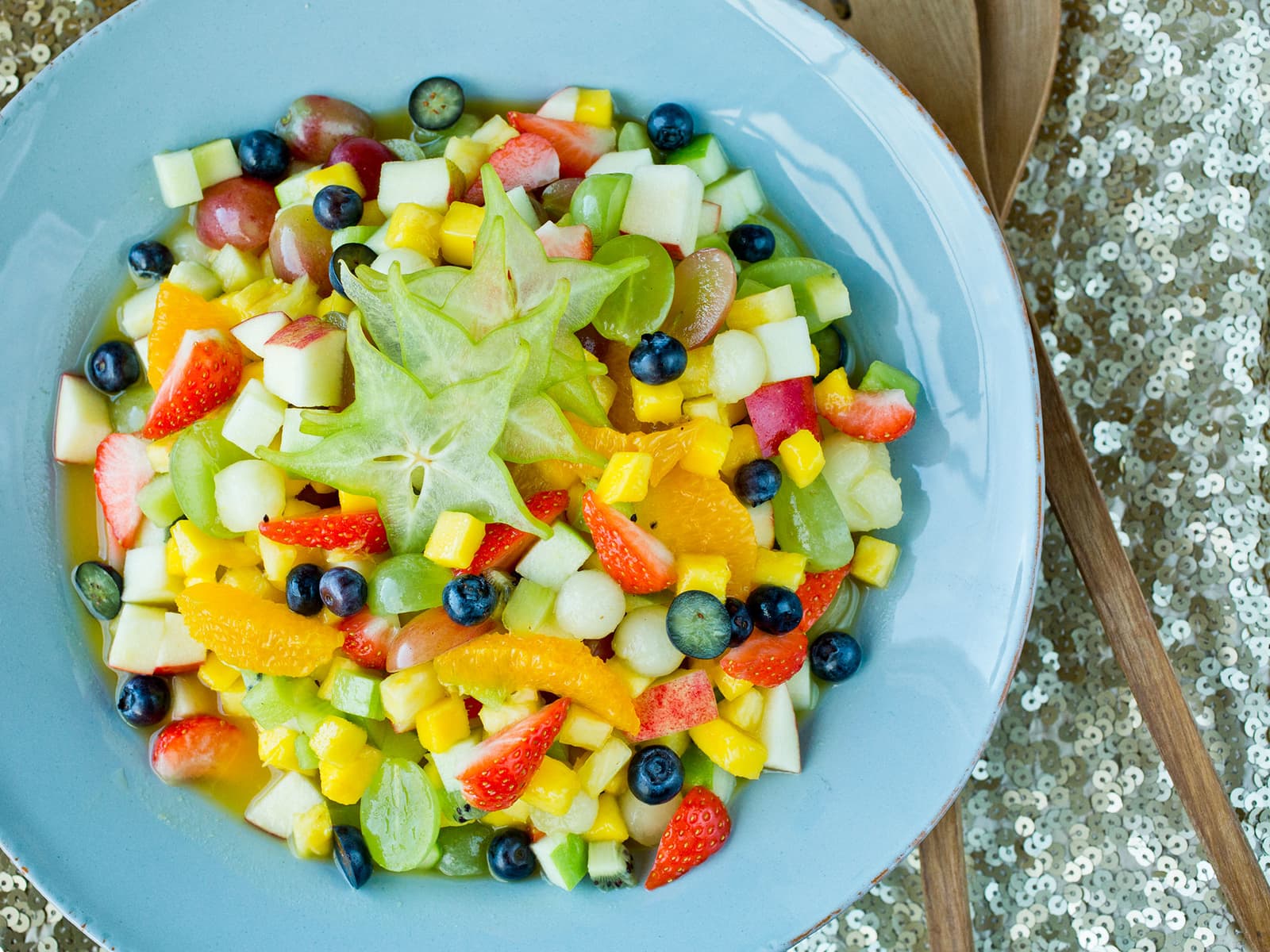 Frisk og lett fruktsalat