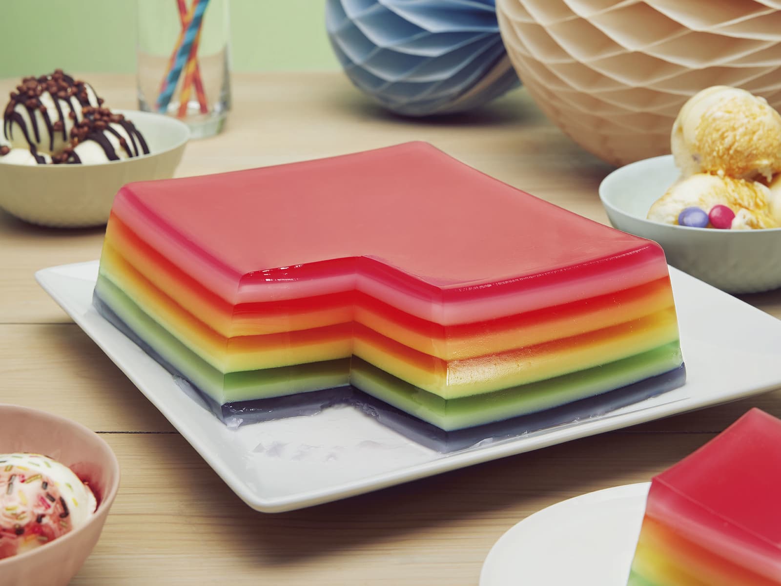 Gelekake I Regnbuens Farger Oppskrift Meny no