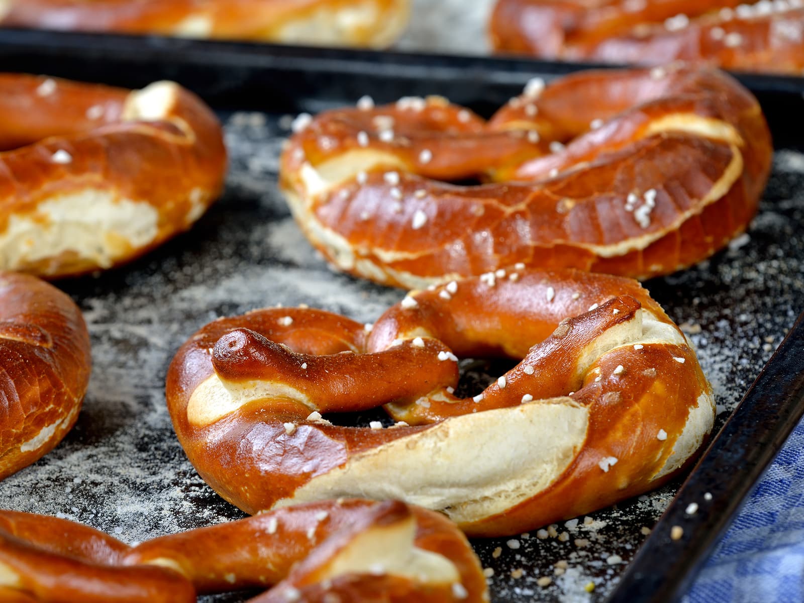 Ekte tyske Brezel (pretzels)