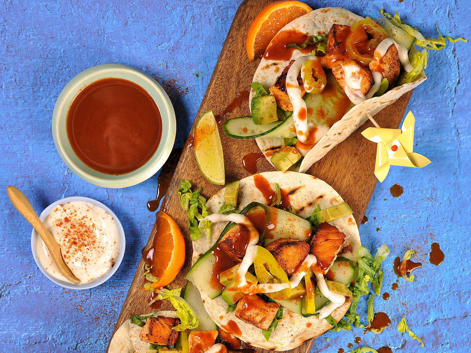 Avokado Og Kylling Taco Bilde