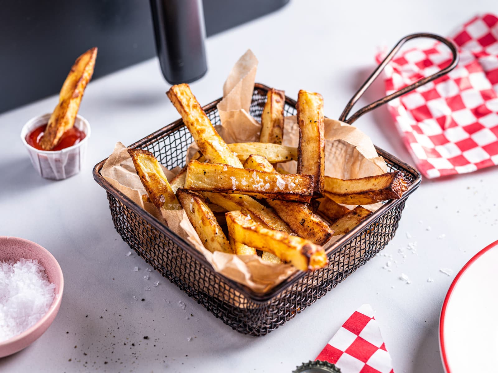 Pommes frites i airfryer