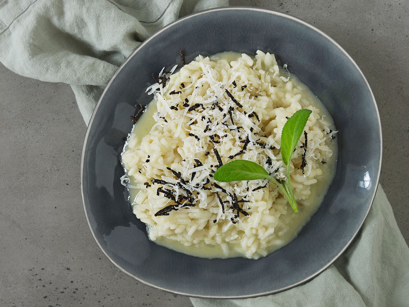 risotto med trøffel oppskrift