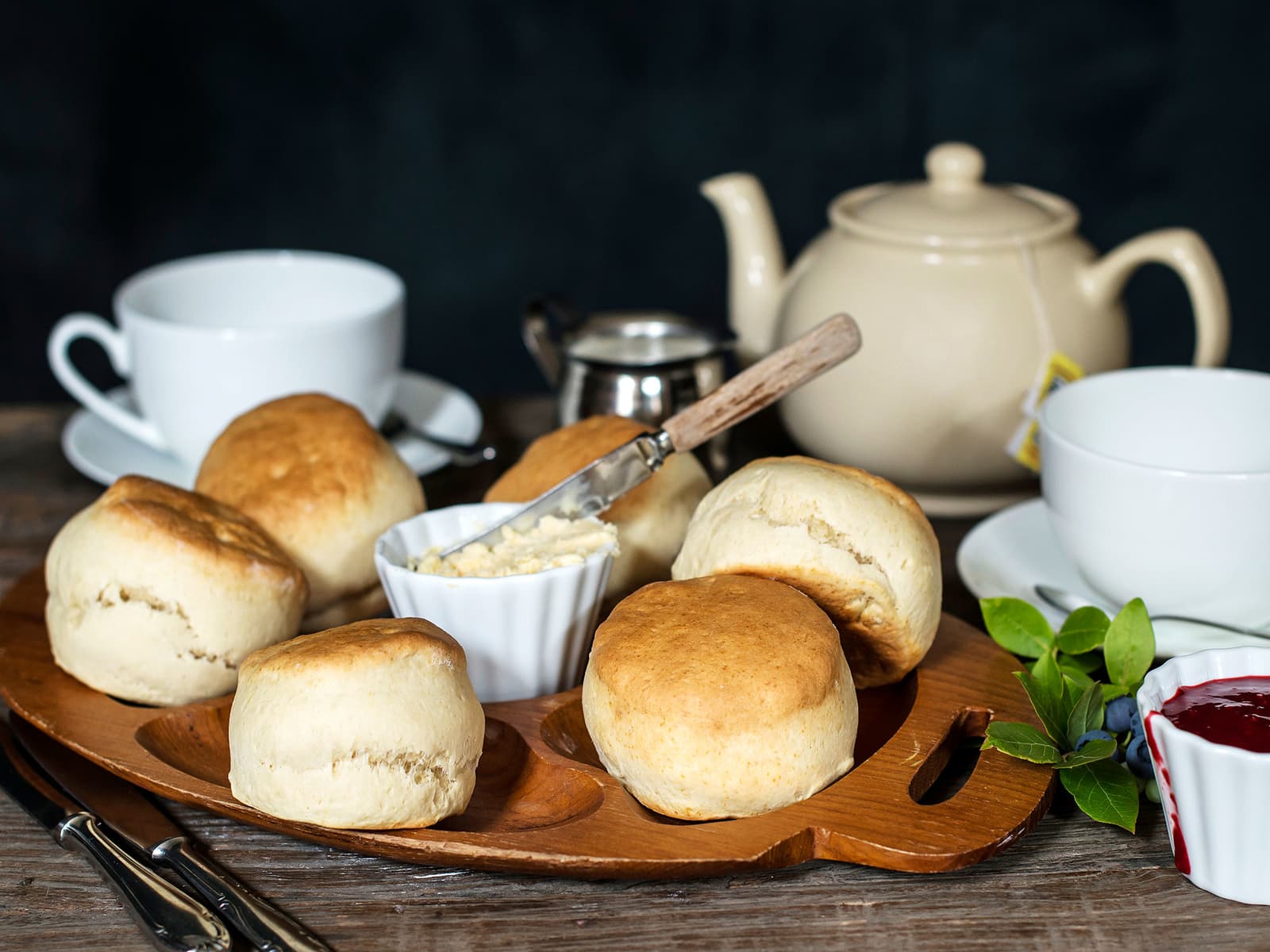 Scones Servering