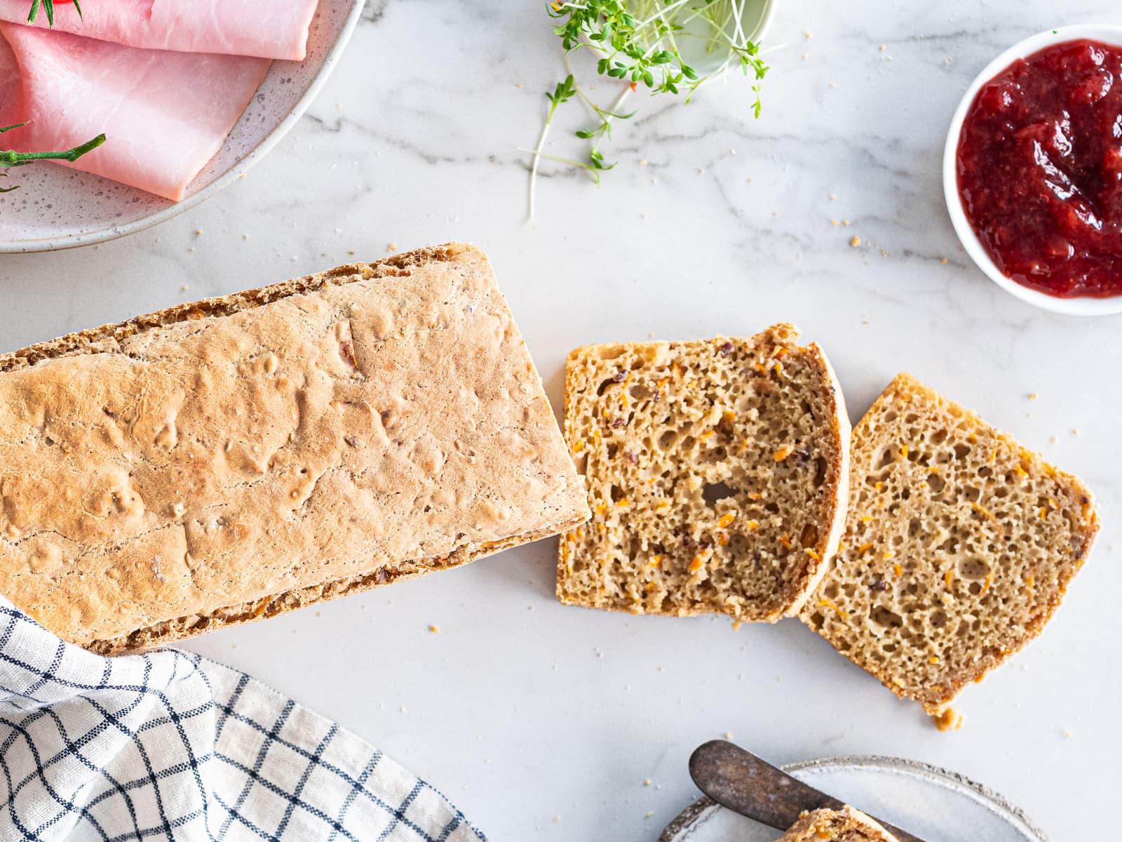 Glutenfritt matpakkebrød