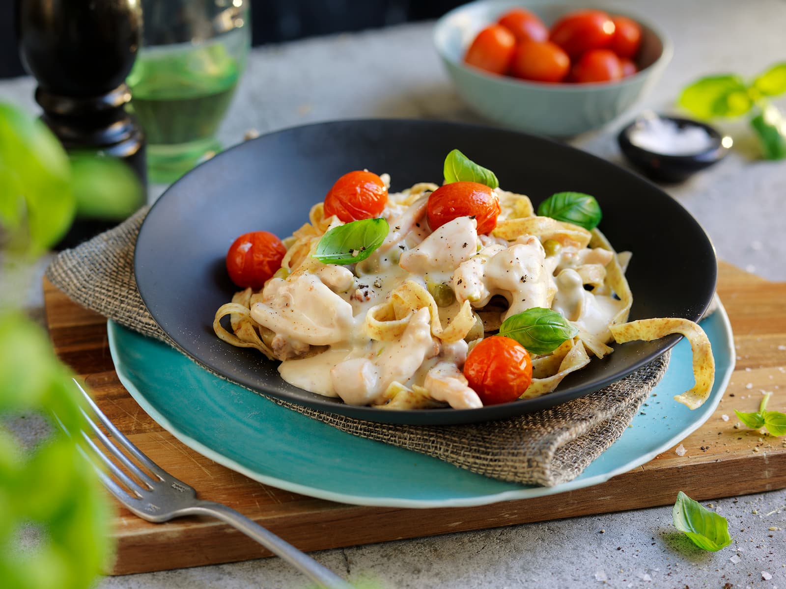 Pasta Bacon Oppskrift