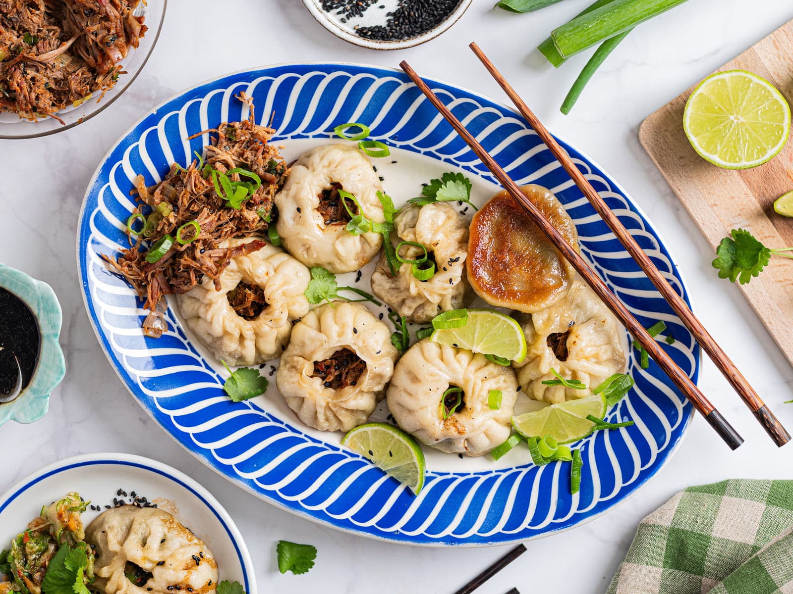 Steam buns med pulled pork