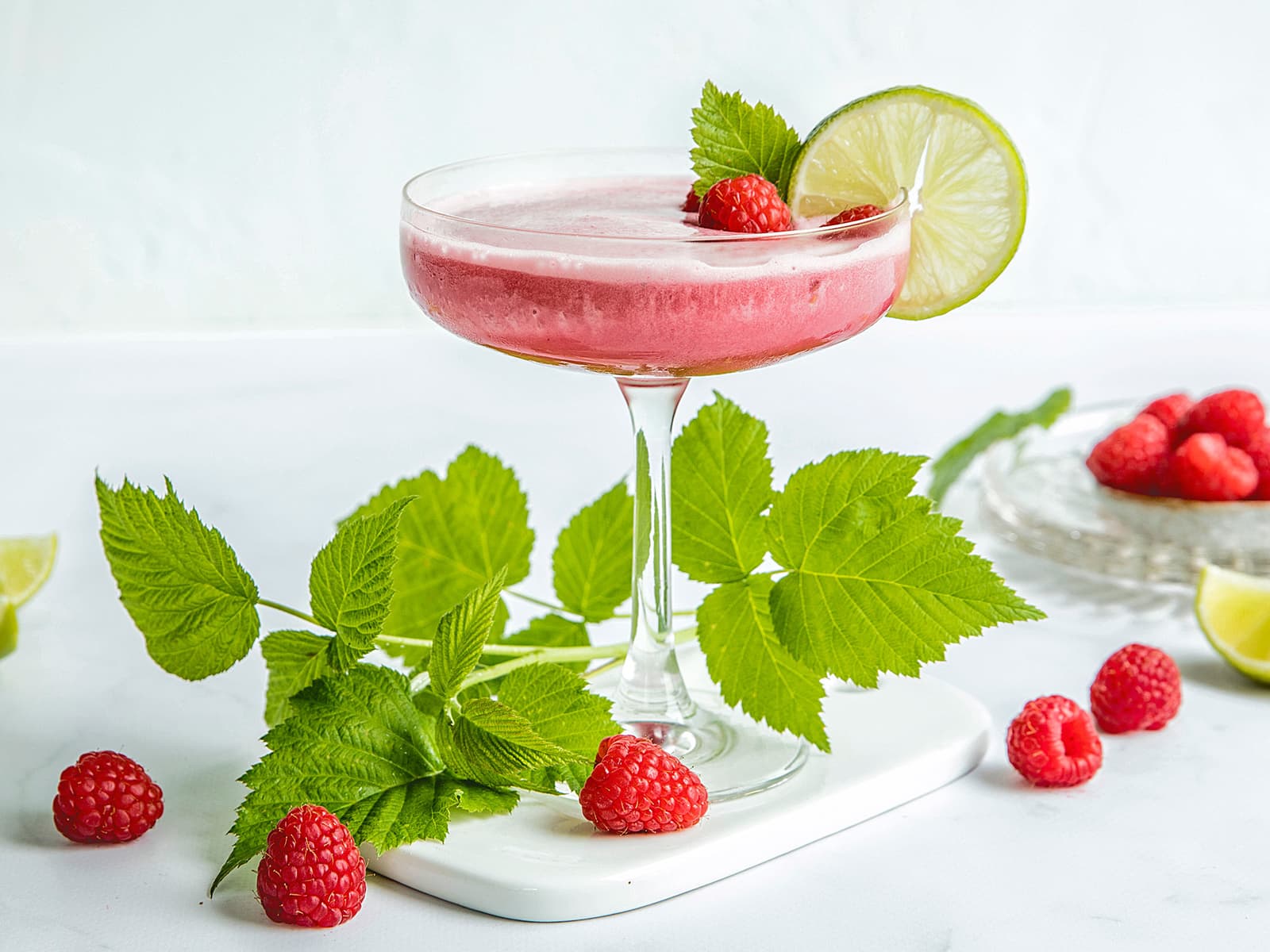 Alkoholfri raspberry daiquiri