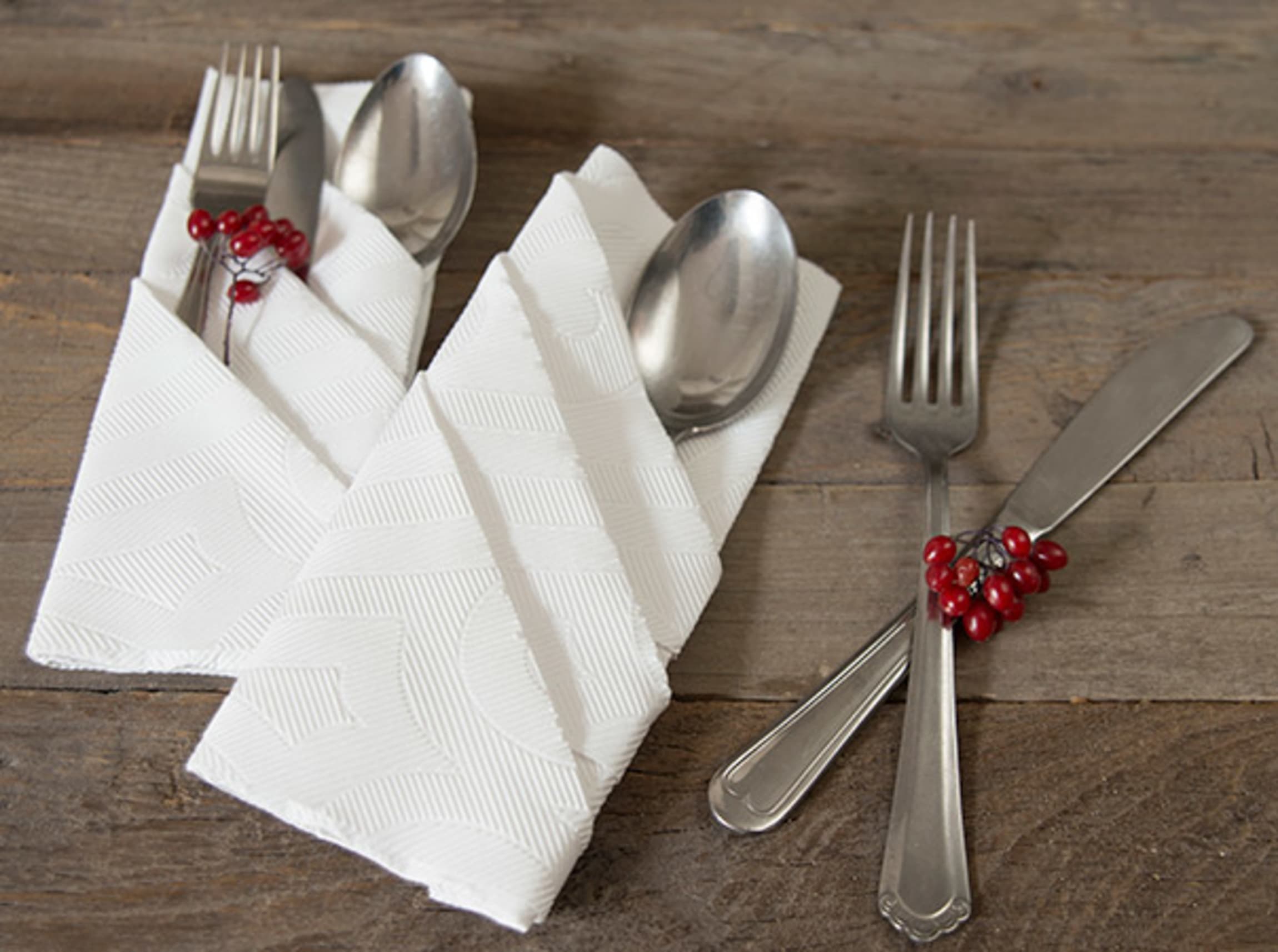 Slik Bretter Du Servietter Til Jul Meny No