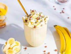 Klassisk milkshake med banan