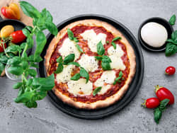 Enkel pizza Margherita