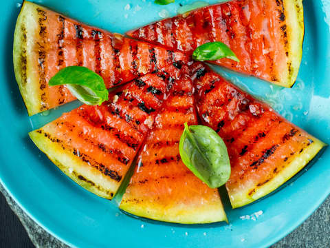 Grill frukt og grønt