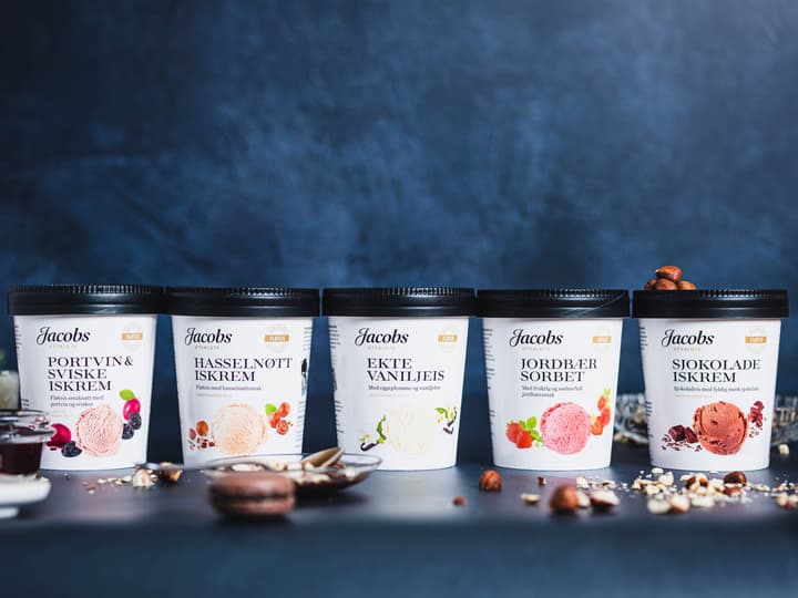 Jacobs Utvalgte iskrem