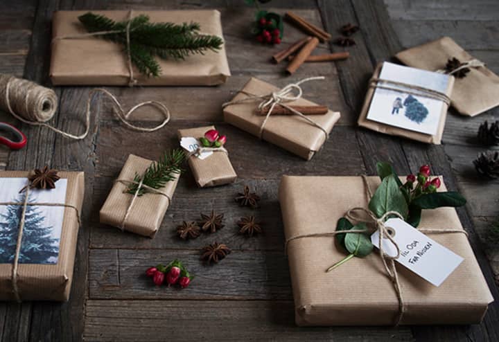 Fin innpakning skaper julestemning.