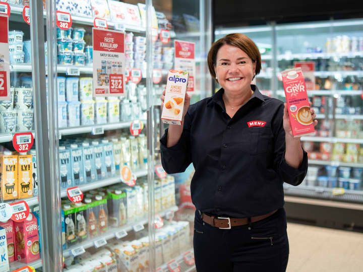 Hos MENY får du et stort utvalg laktosefrie alternativer