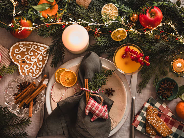 Bruk gjerne forskjellige elementer på hver tallerken