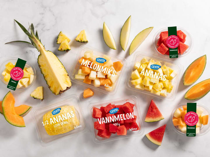 Hos MENY får du fersk og ferdigkuttet frukt. Perfekt som mellommåltid eller når du har lyst på noe søtt.