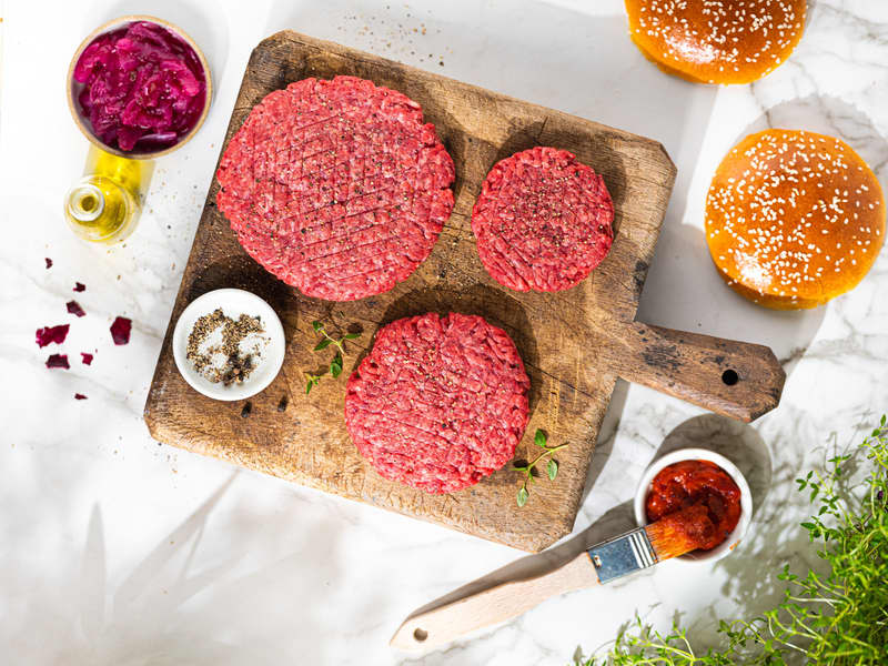 Angusburger av norsk angus