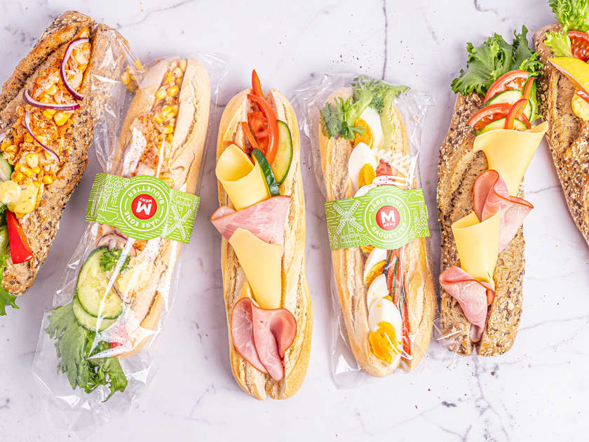 Smurte baguetter og rundstykker