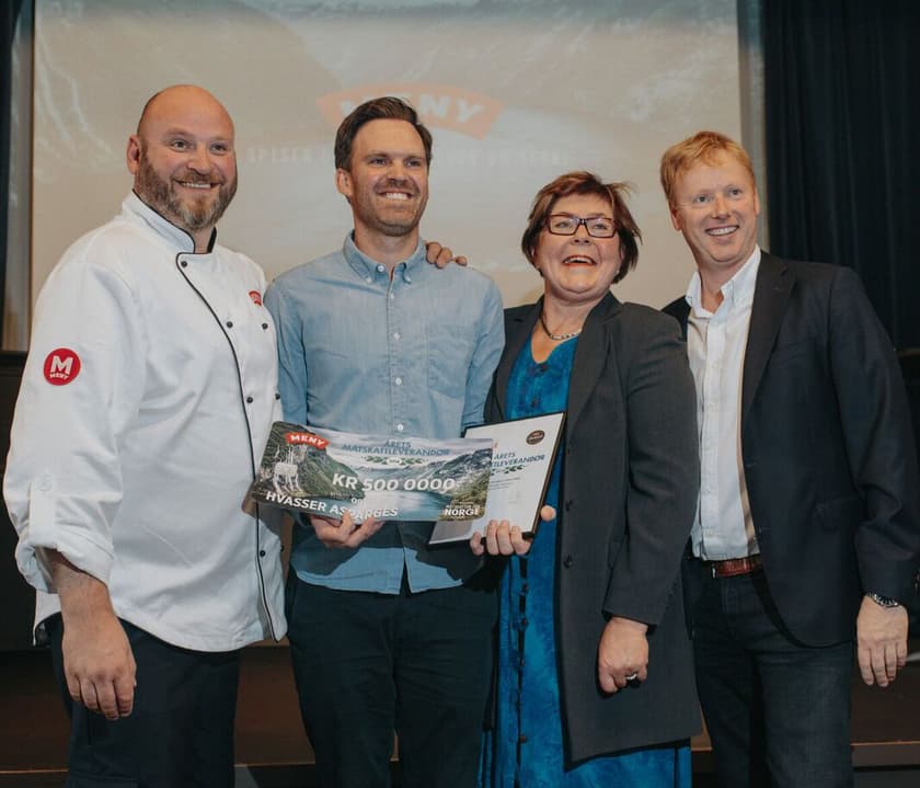 Årets norske Matskatt 2018 er Hvasser asparges