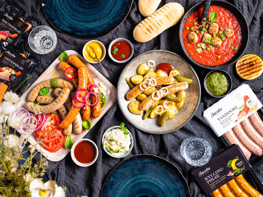 Gourmetpølser fra Jacobs Utvalgte