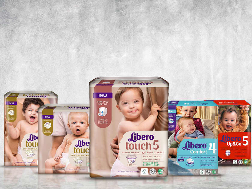 Mer komfortable og pustende bleier