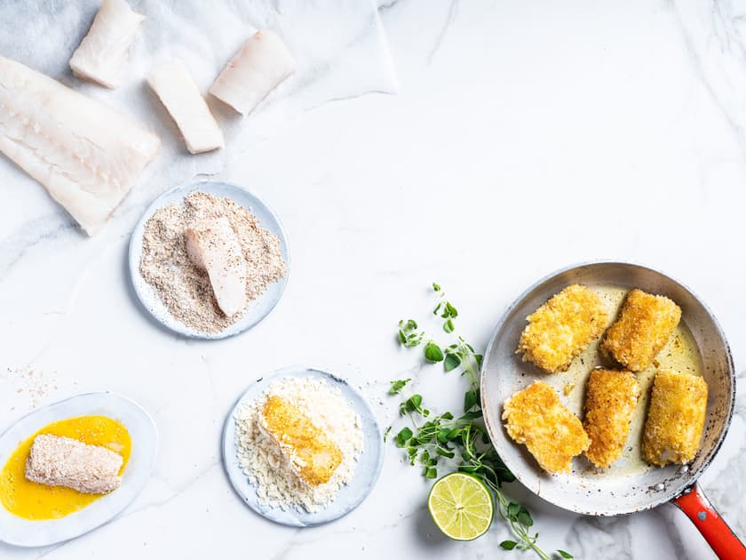 La barna lage fiskepinner