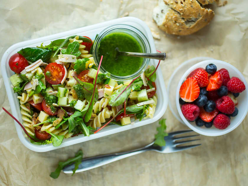 Matpakke av middagsrester