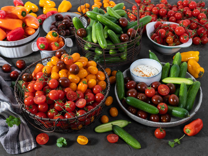 Sunnere kos med snacksgrønnsaker