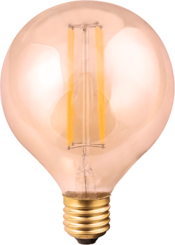 8W CONLUX LEDPÆRE G95 E27 AMBER DIMBAR