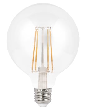 8W CONLUX LEDPÆRE G125 E27 KLAR DIMBAR
