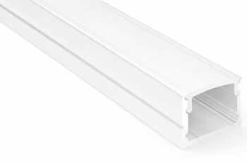 NORSTRIP PROFIL UTENPÅLIGGENDE HVIT 2M