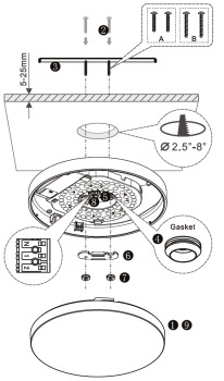 MONTERING SETT TAKHULL